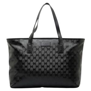 Gucci Implime PVC Leather Tote Bag